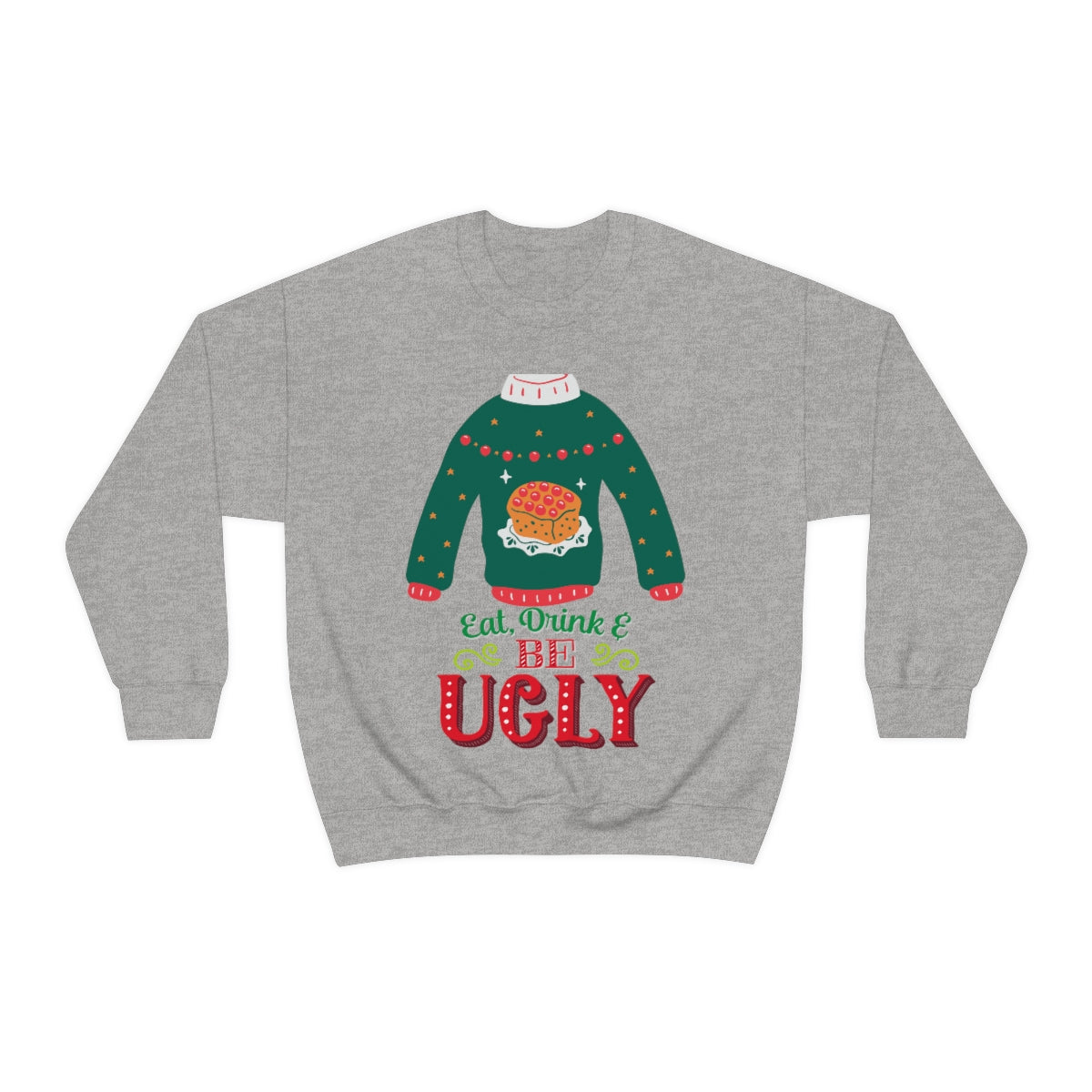 Ugly Christmas Sweater Heavy Blend™ Crewneck Sweatshirt