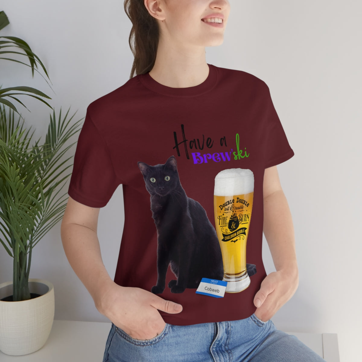 Black Cat Unisex Jersey Short Sleeve Tee