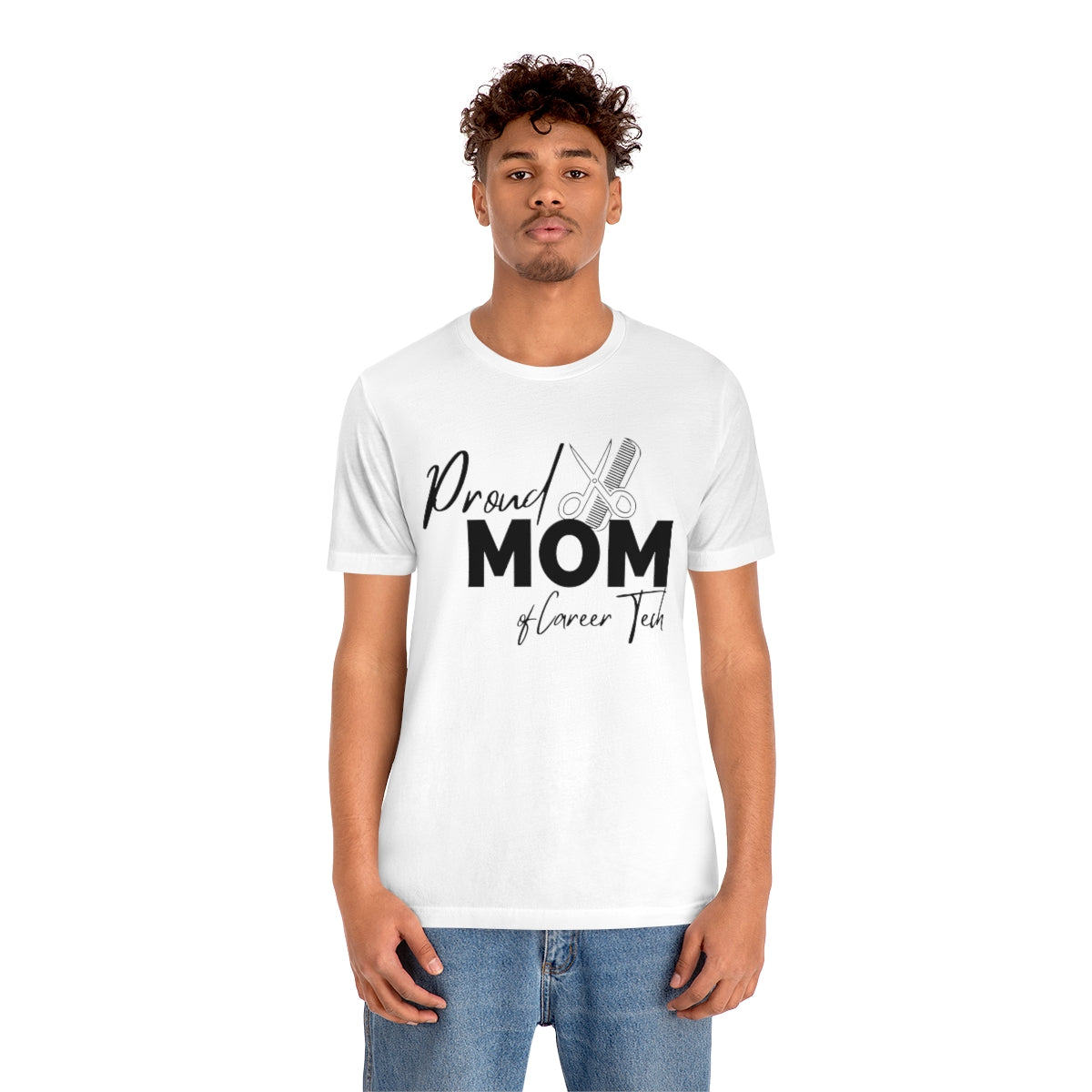 Proud Mom of Career Tech Student Unisex Jersey Short Sleeve Tee