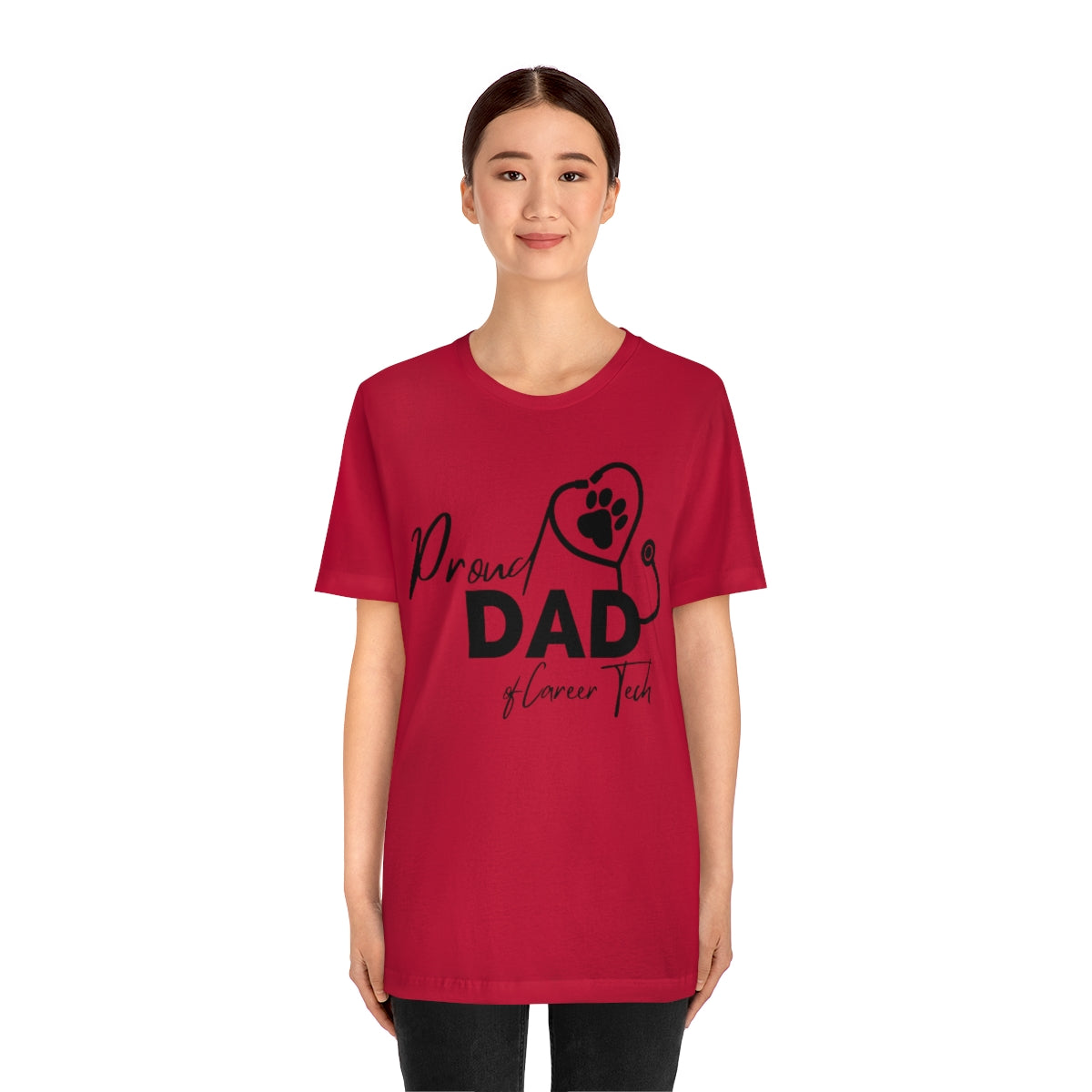 Proud Dad of Career Tech Student  Jersey Short Sleeve Tee