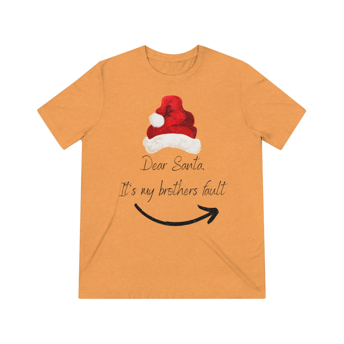 Dear Santa Unisex Triblend Tee