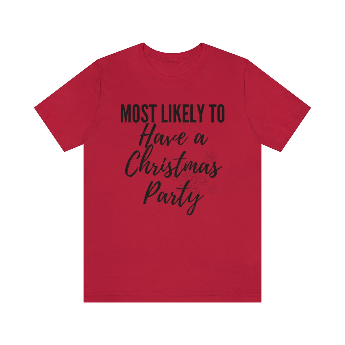 Christmas Party Unisex Jersey Short Sleeve Tee