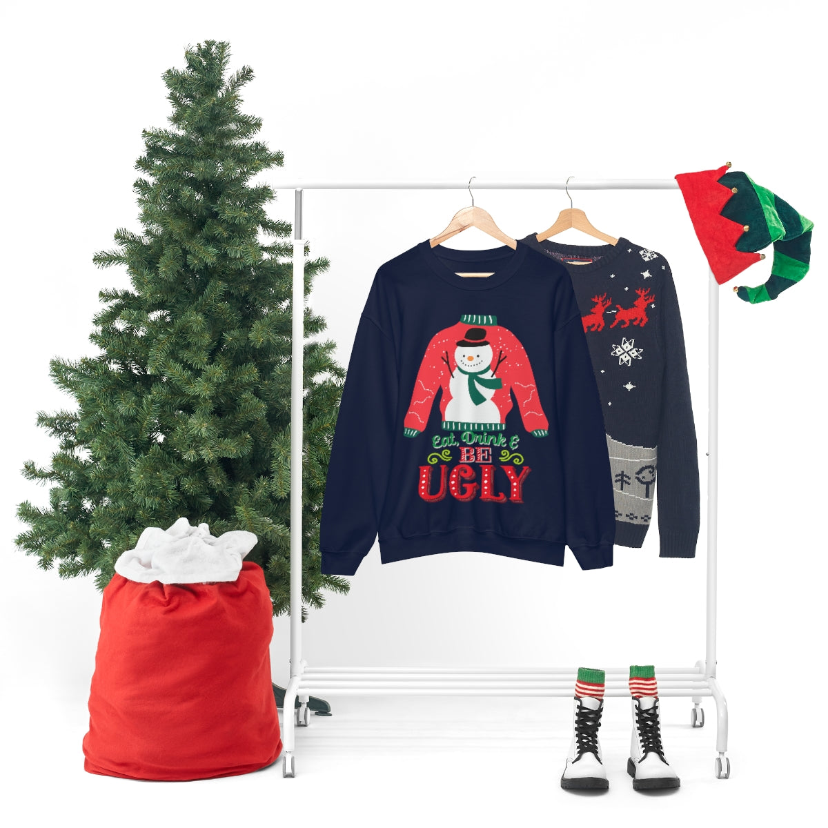 Ugly Christmas Sweater Unisex Heavy Blend™ Crewneck Sweatshirt