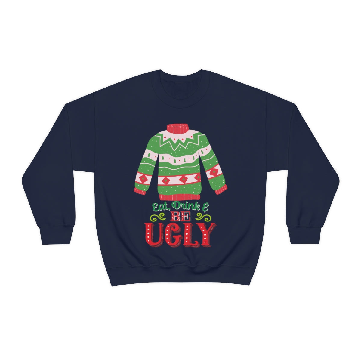 Ugly Christmas Sweater Unisex Heavy Blend™ Crewneck Sweatshirt