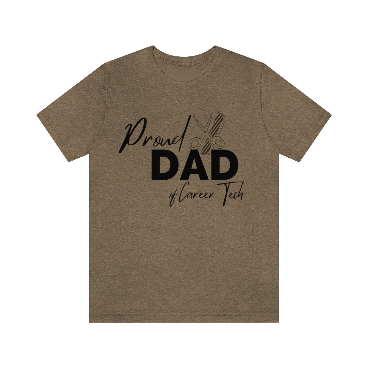 Proud Dad of Career Tech Student Jersey Short Sleeve Tee