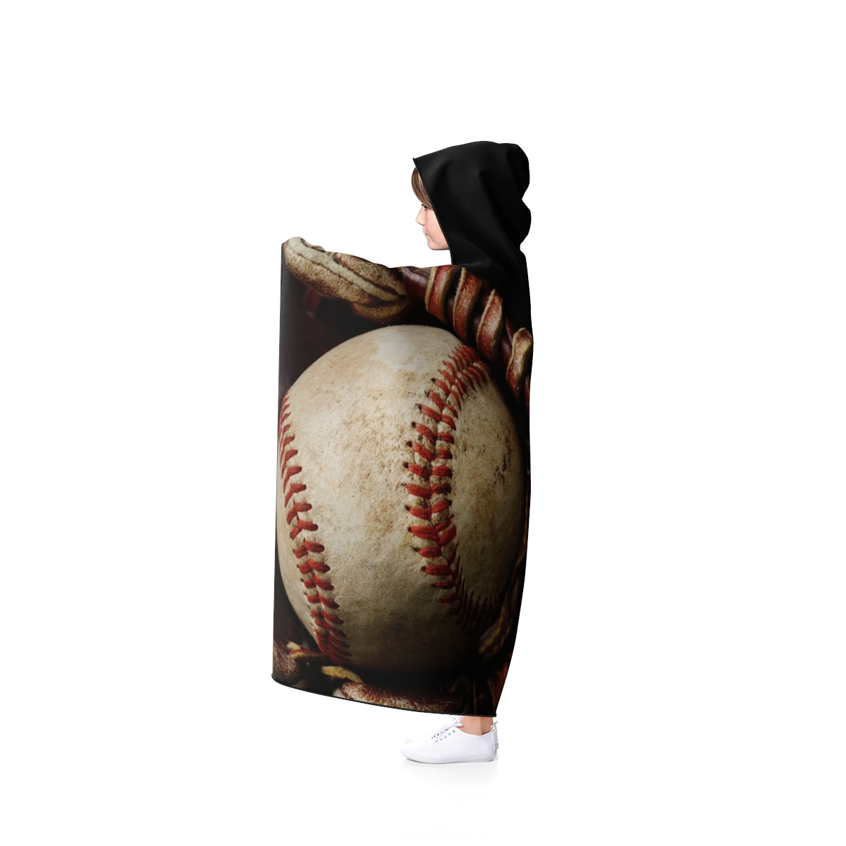 Baseball Hooded Blanket