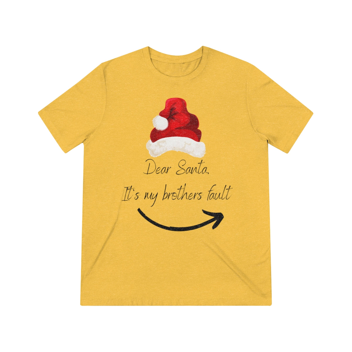 Dear Santa Unisex Triblend Tee