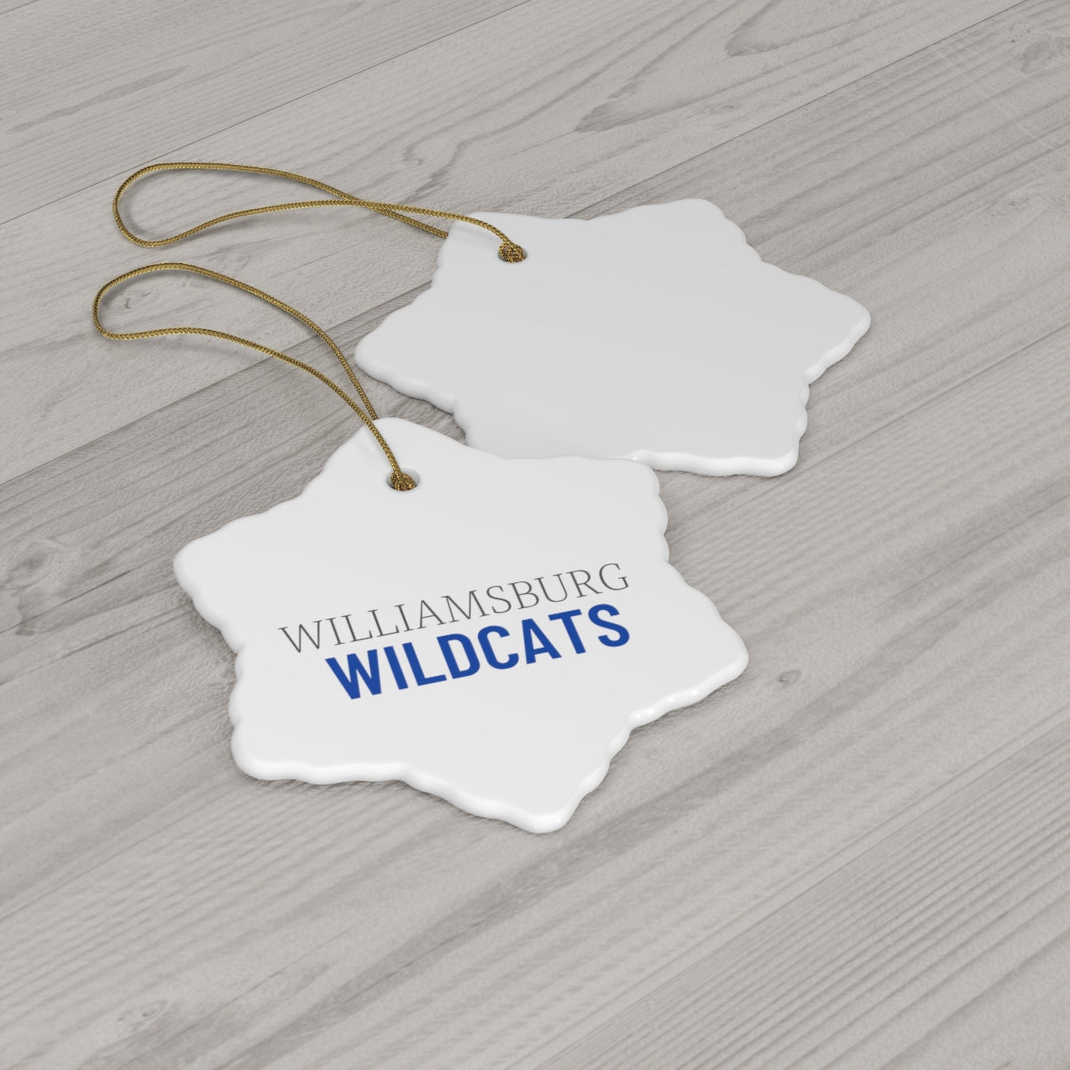 Wildcat Ceramic Ornament, 4 Shapes