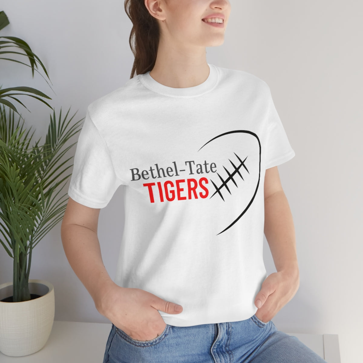 Tigers Football Unisex Jersey Short Sleeve Tee