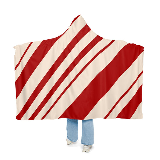 Candy Cane Snuggle Blanket