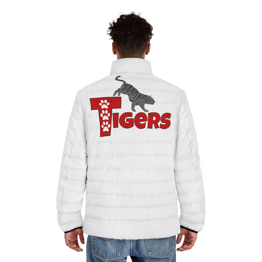 Tiger Men's Puffer Jacket (AOP)