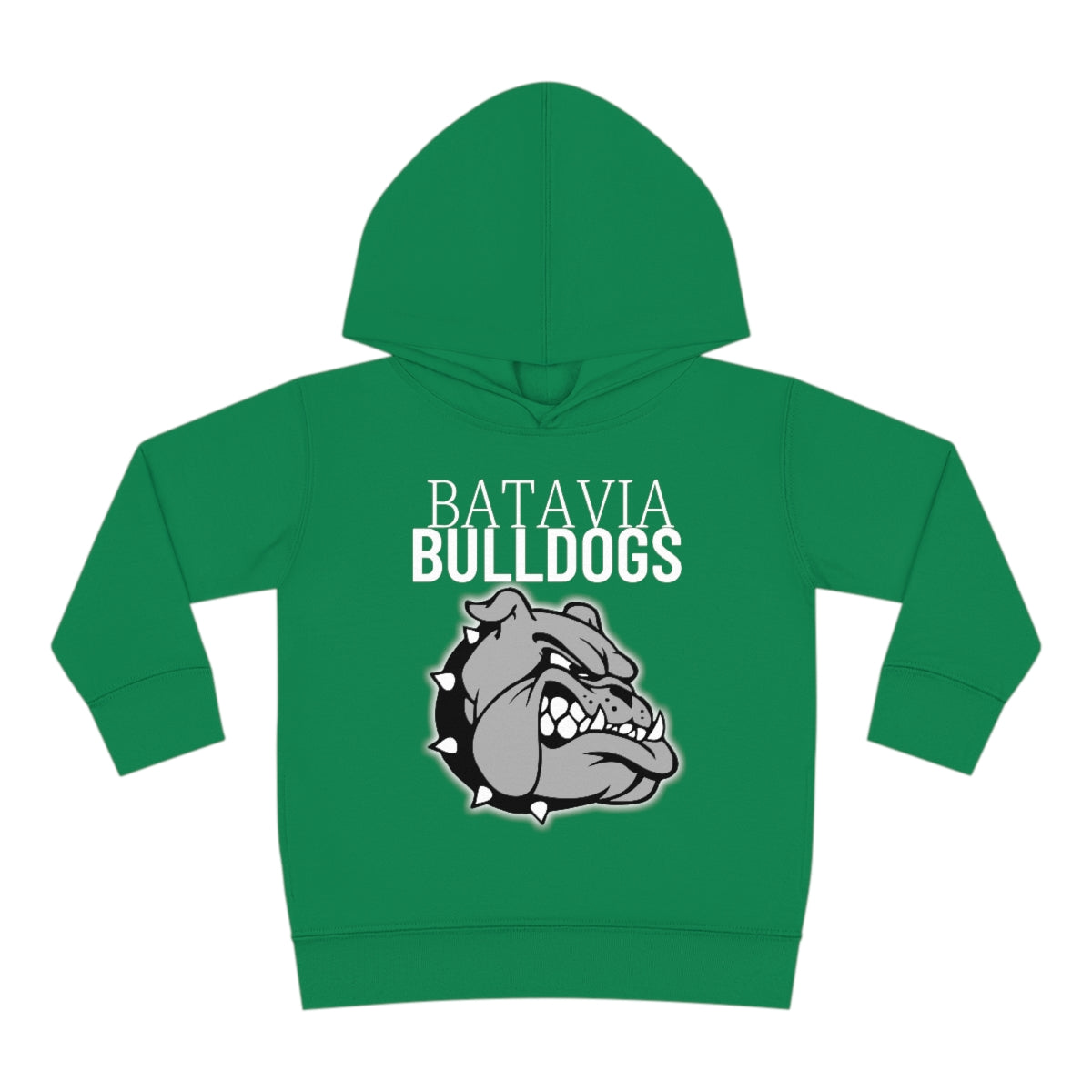 Bulldogs Toddler Pullover Fleece Hoodie