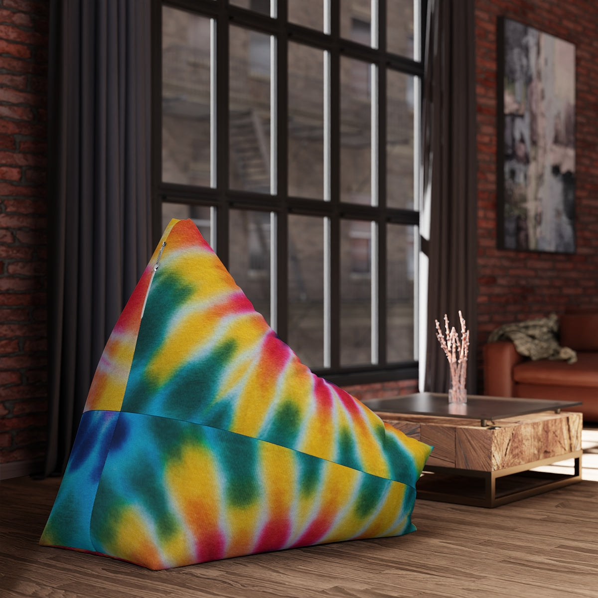 Tie Dye Bean Bag Chair Cover (Filling Sold Separately)