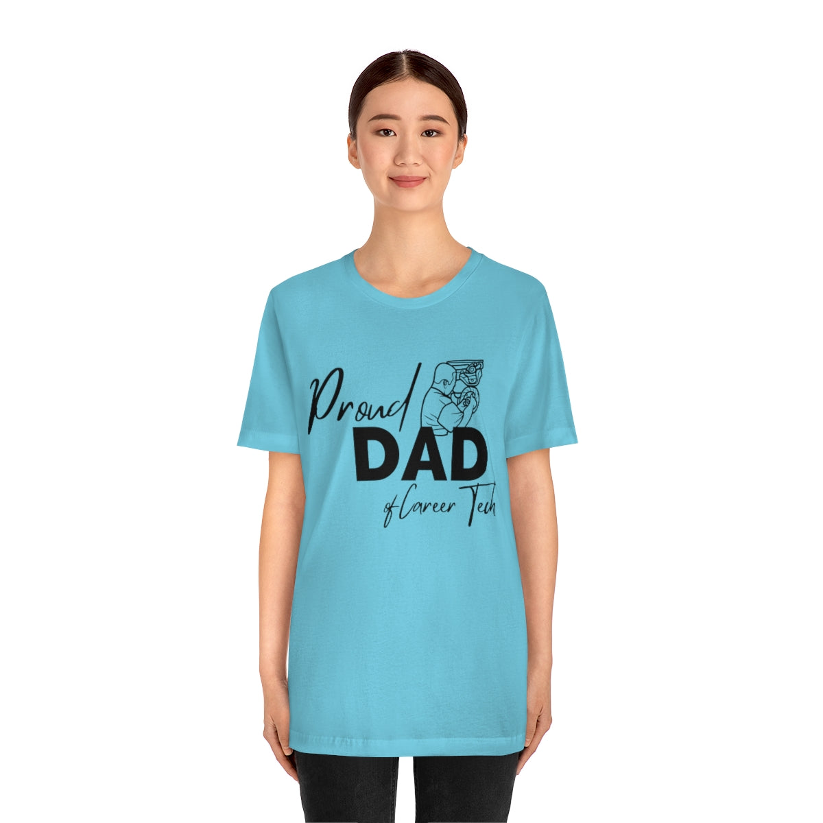 Proud Dad of Career Tech Student  Jersey Short Sleeve Tee