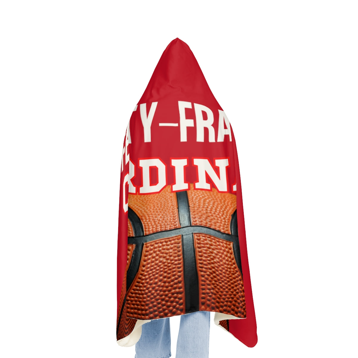 Cardinals Basketball Snuggle Blanket