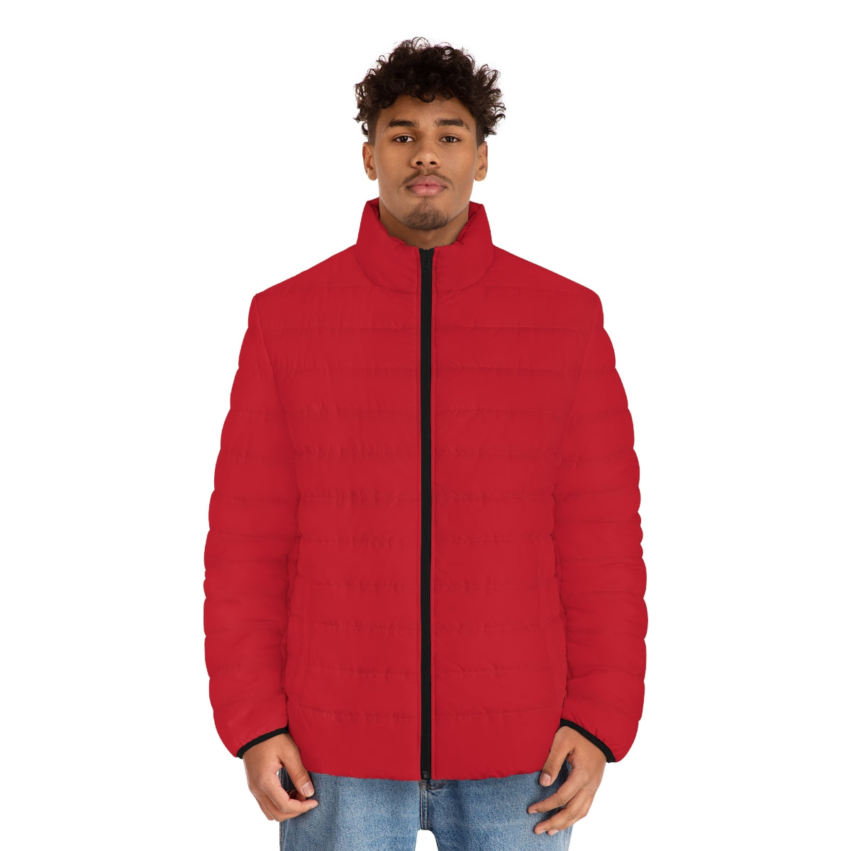 Cardinals Men's Puffer Jacket (AOP)