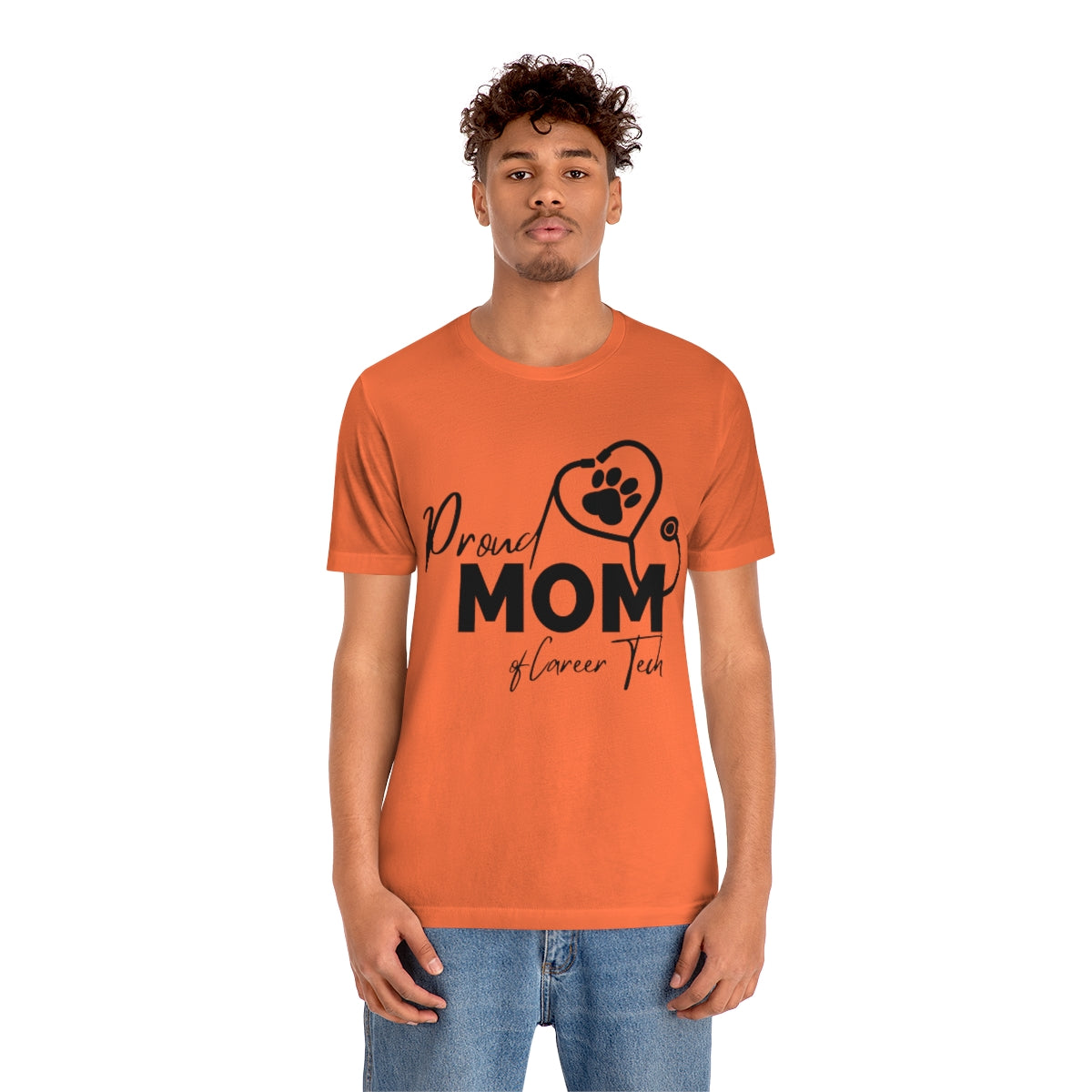 Proud Mom of Career Tech Student Unisex Jersey Short Sleeve Tee