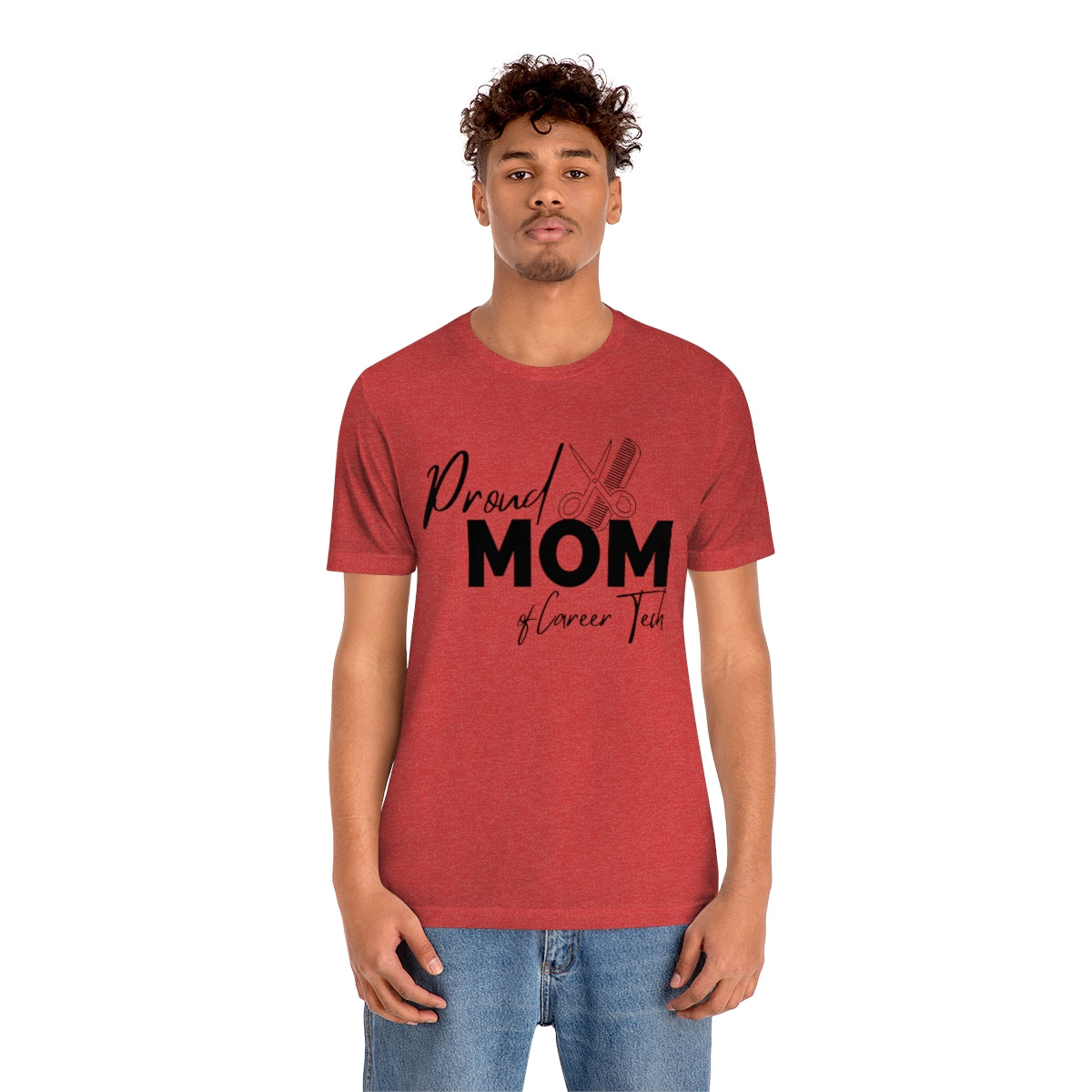 Proud Mom of Career Tech Student Unisex Jersey Short Sleeve Tee