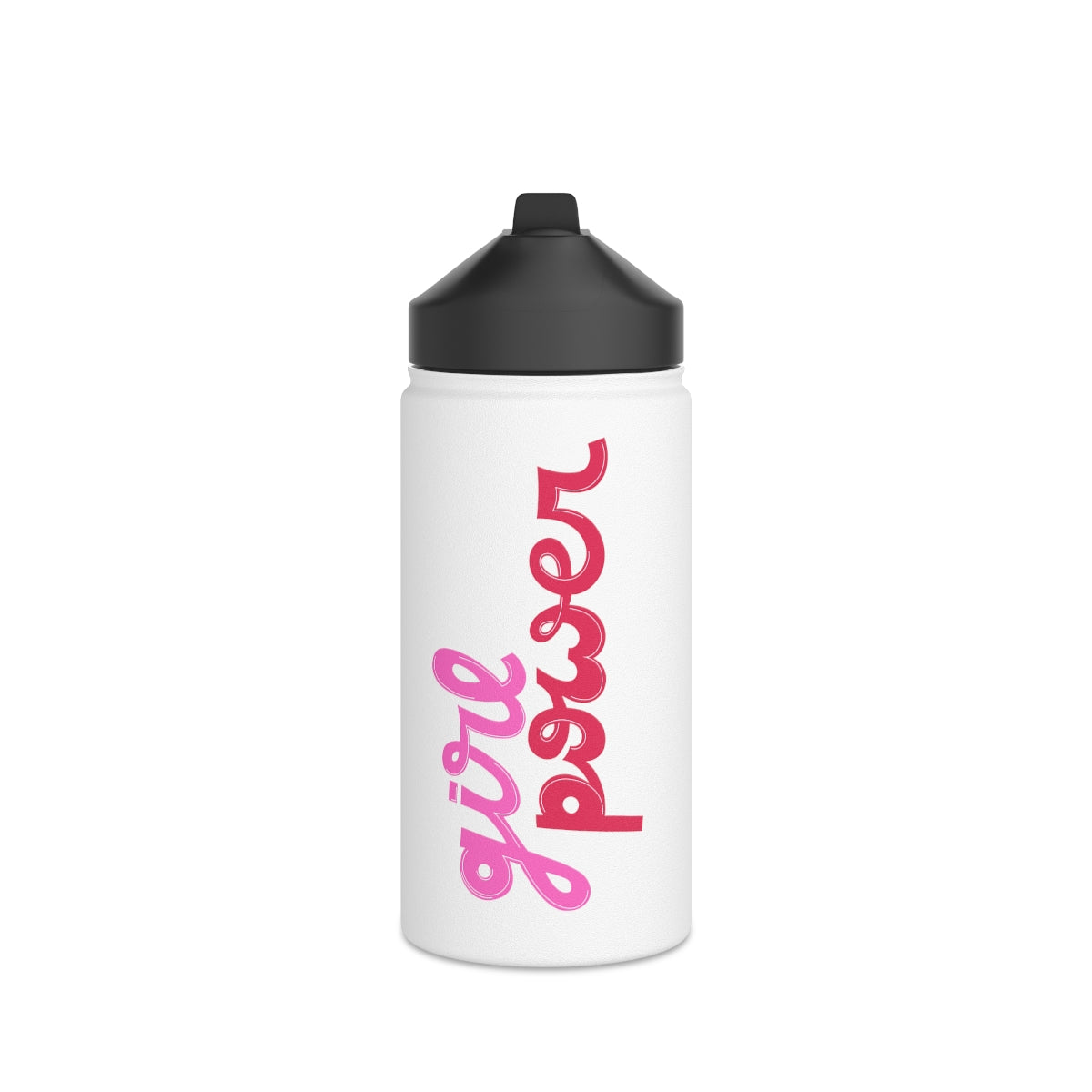 Girl Power Stainless Steel Water Bottle, Standard Lid