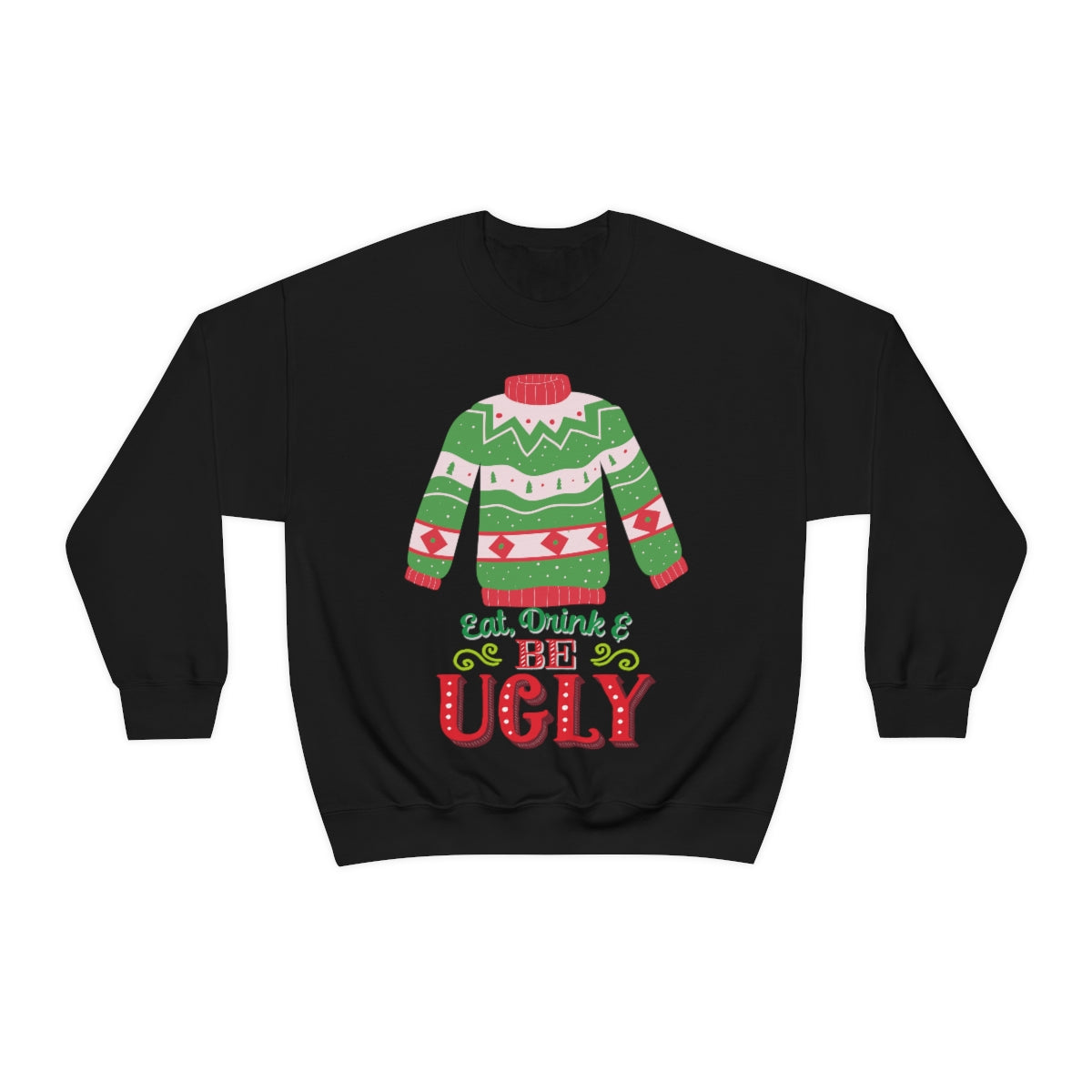 Ugly Christmas Sweater Unisex Heavy Blend™ Crewneck Sweatshirt