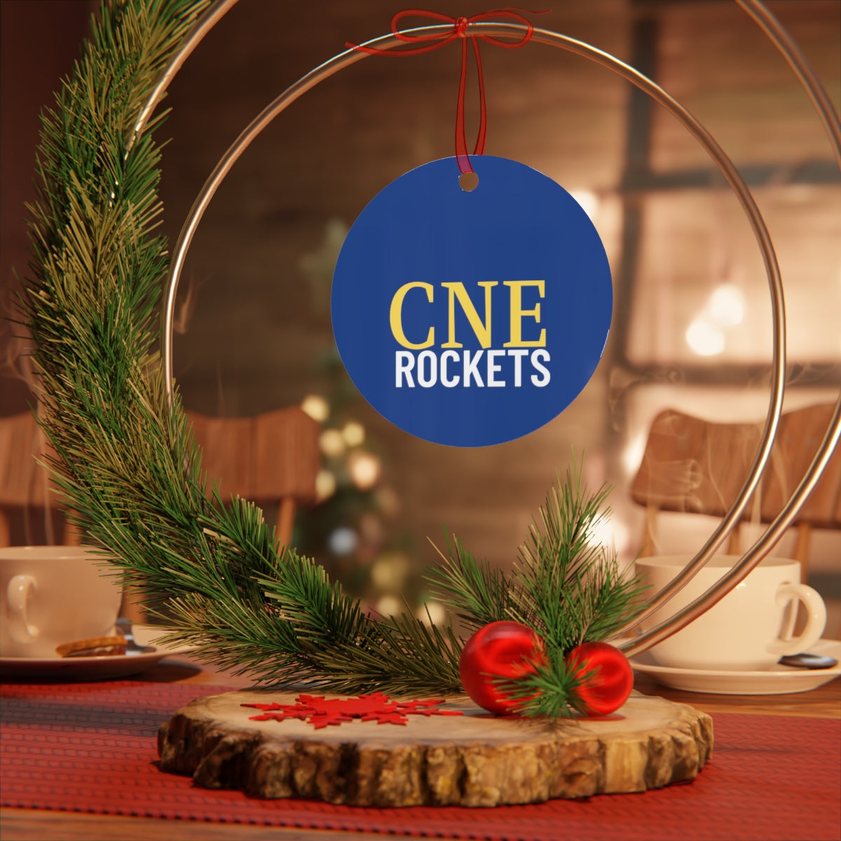 Rockets Metal Ornaments