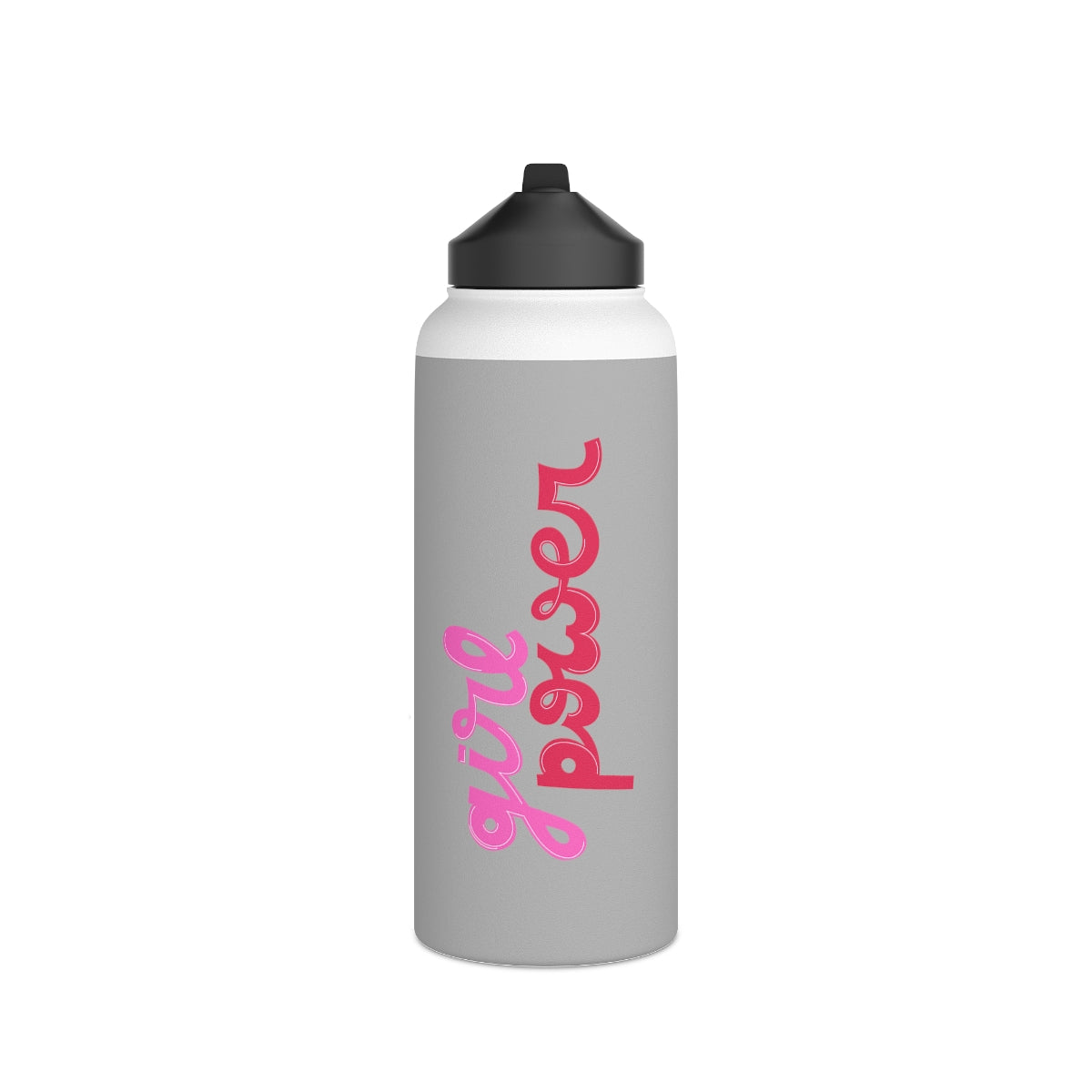 Girl Power Stainless Steel Water Bottle, Standard Lid