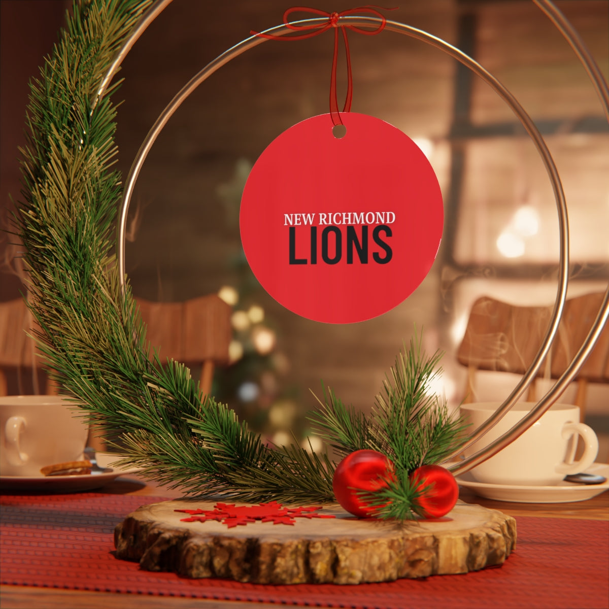 Lions Metal Ornaments