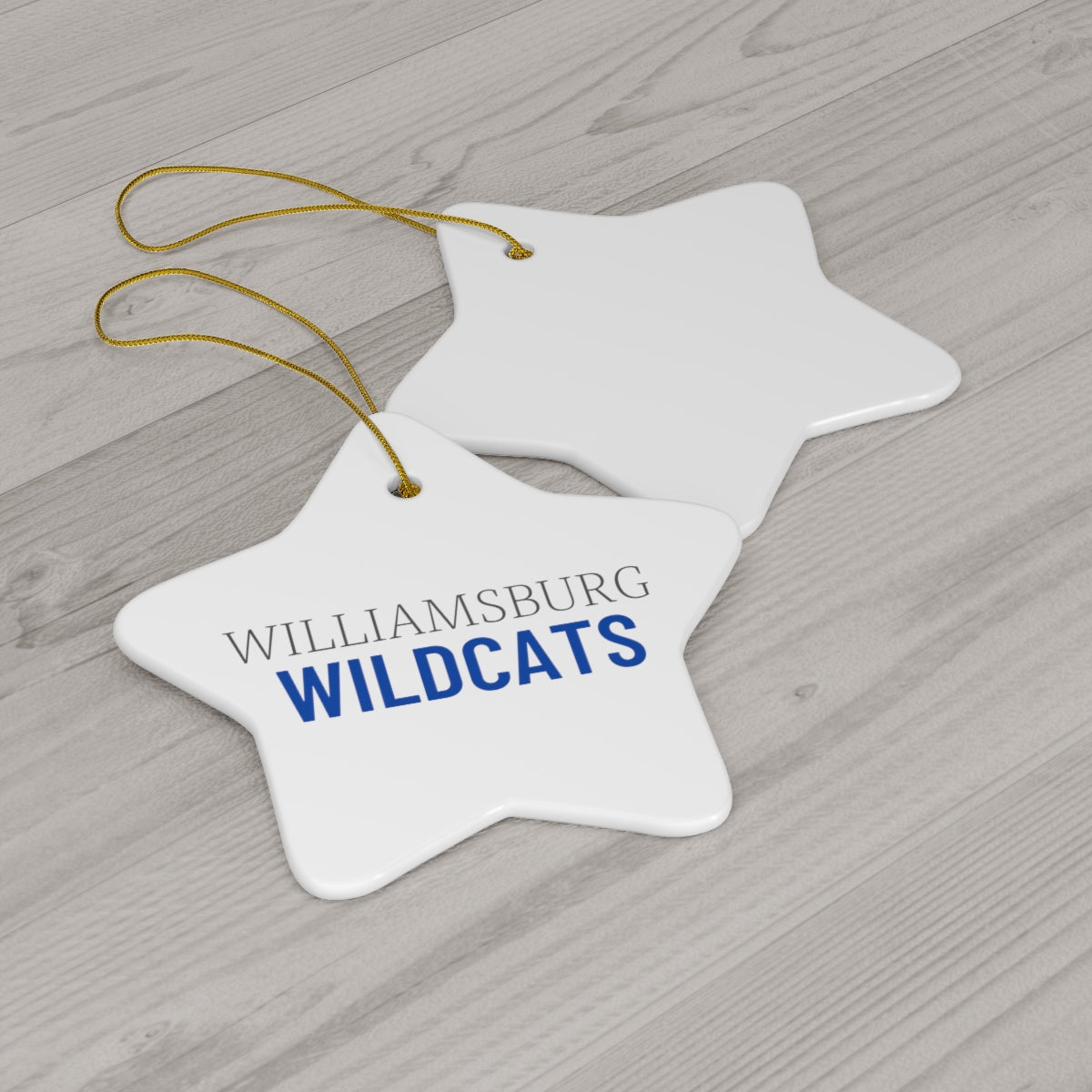 Wildcat Ceramic Ornament, 4 Shapes