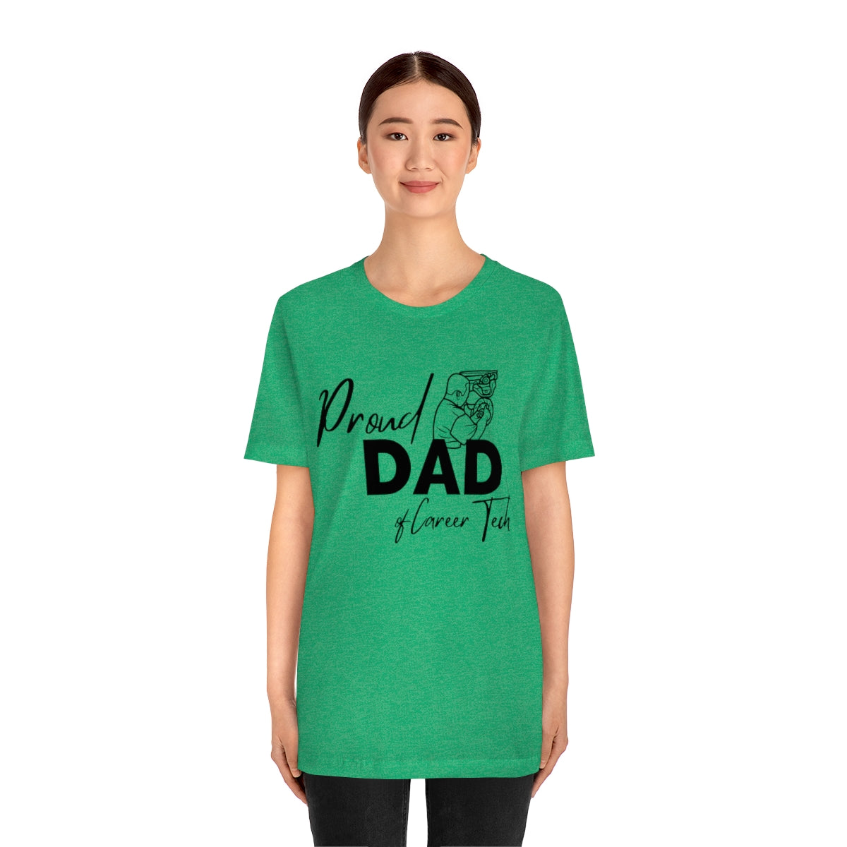 Proud Dad of Career Tech Student  Jersey Short Sleeve Tee