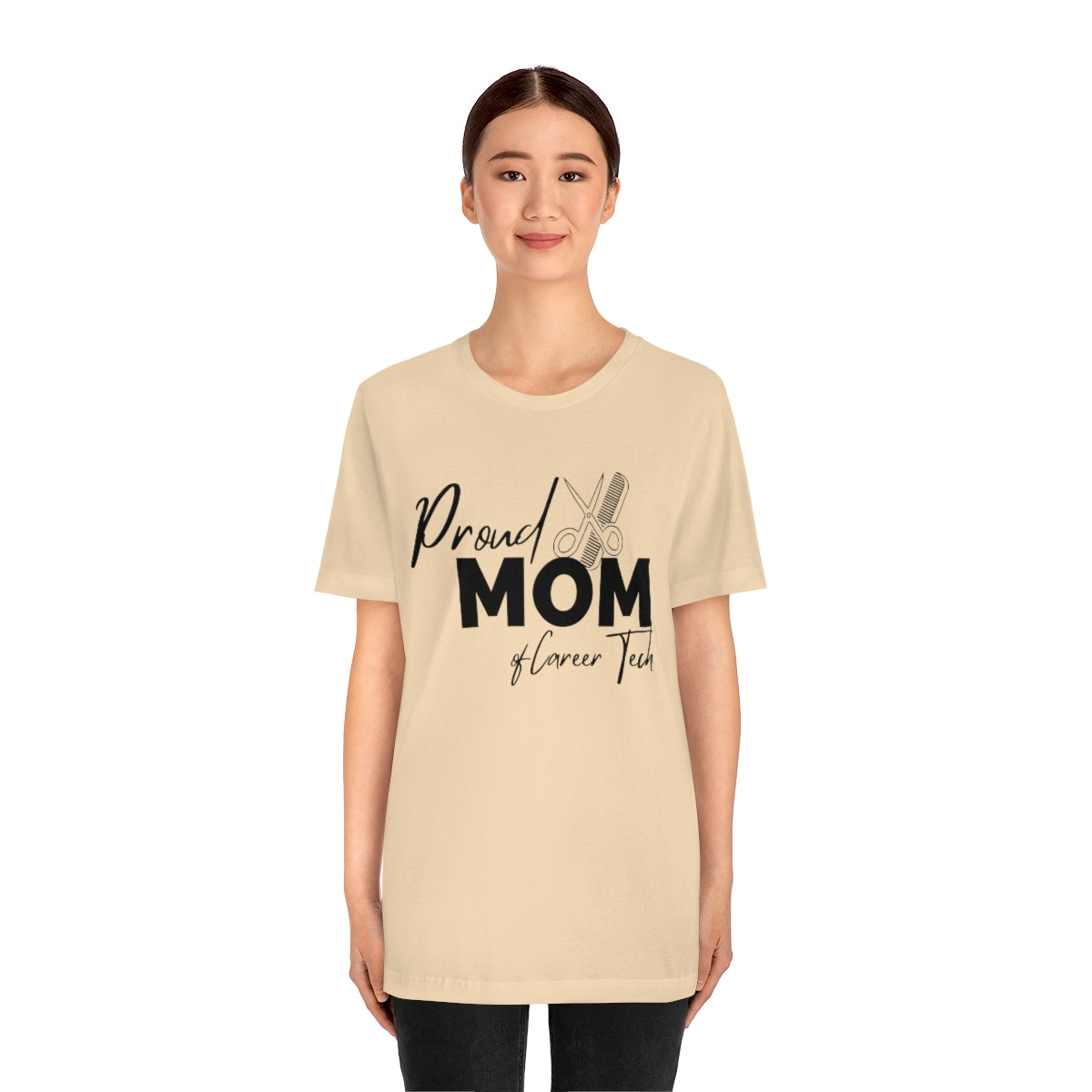 Proud Mom of Career Tech Student Unisex Jersey Short Sleeve Tee