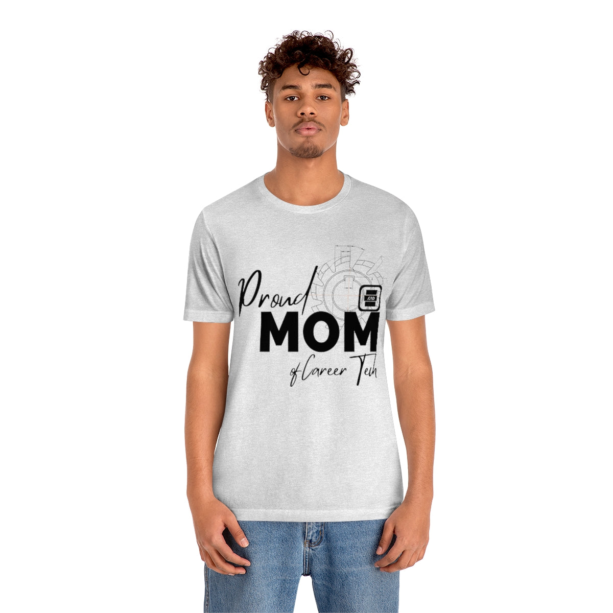 Proud Mom of Career Tech Student Jersey Short Sleeve Tee