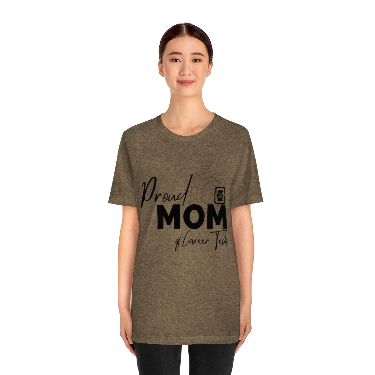 Proud Mom of Career Tech Student Jersey Short Sleeve Tee