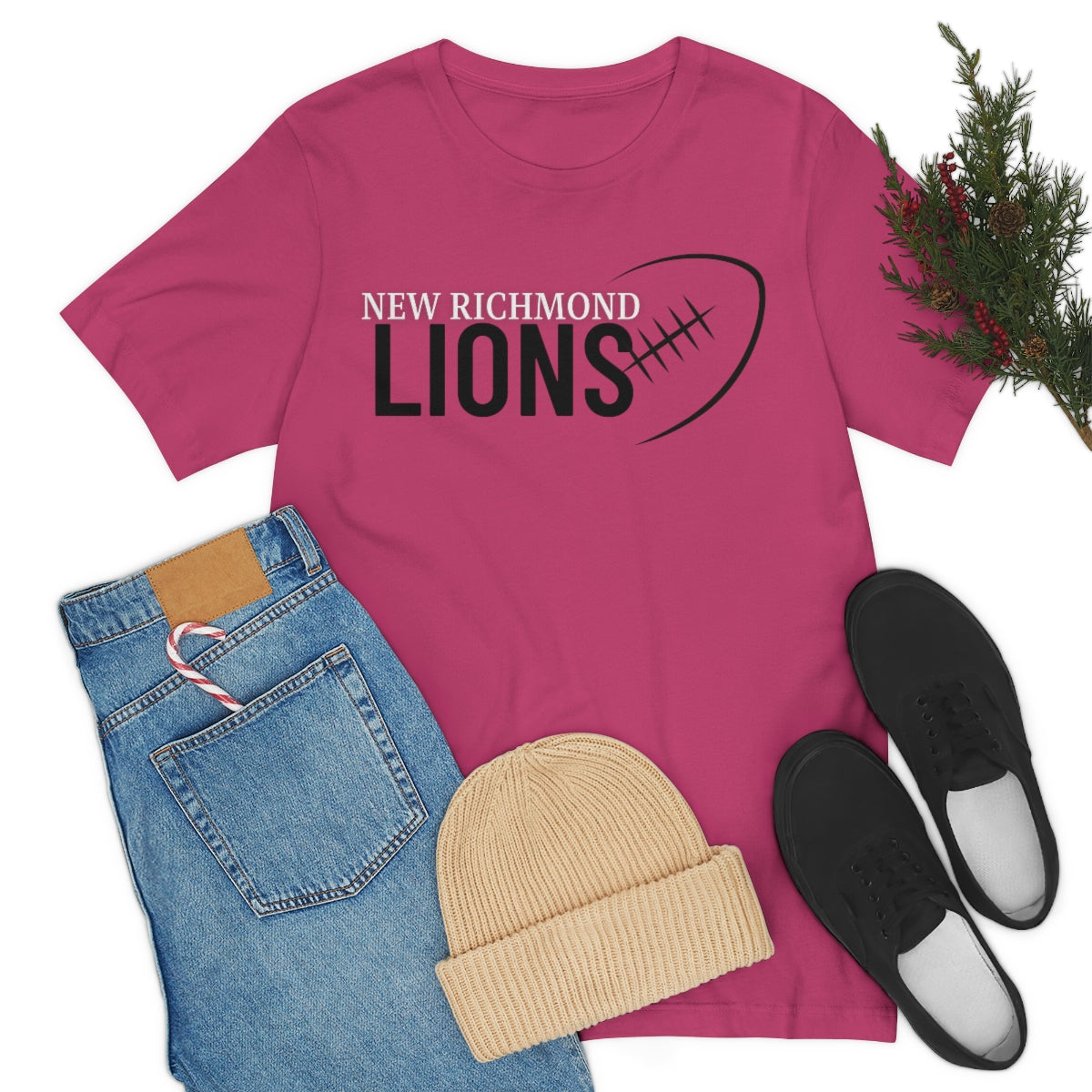 Lions Football Unisex Jersey Short Sleeve Tee