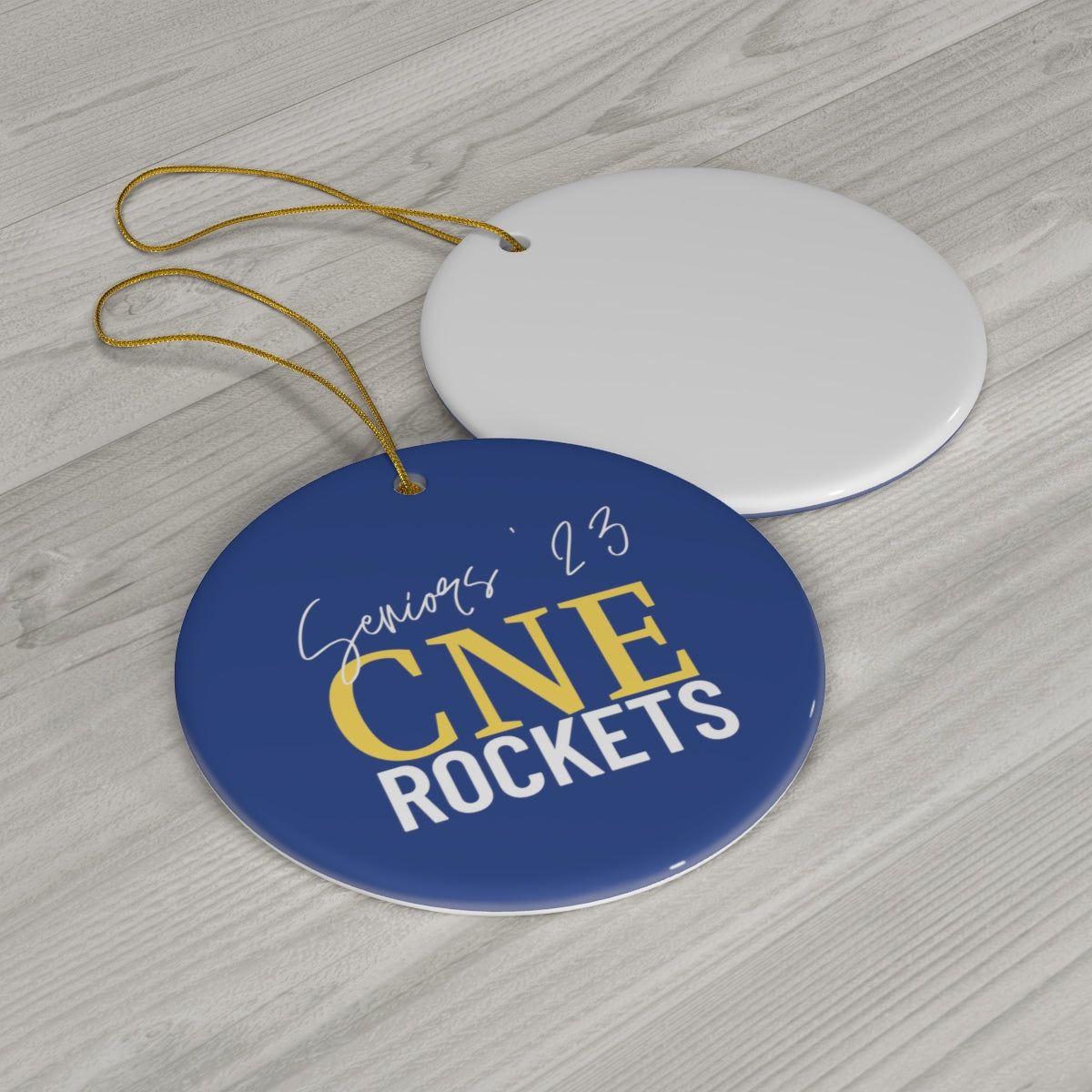 Seniors Rockets Ceramic Ornament, 4 Shapes