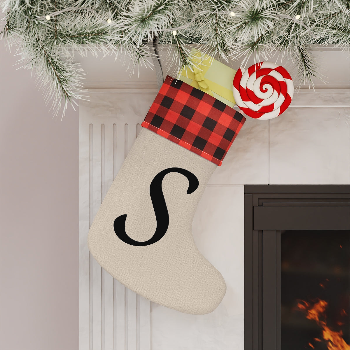 "S" Christmas Stocking