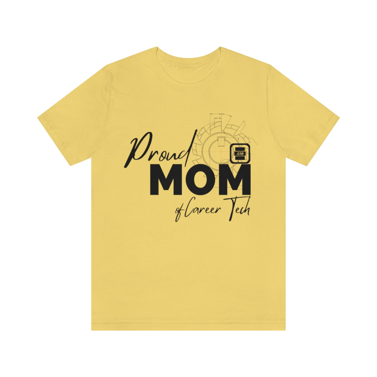 Proud Mom of Career Tech Student Jersey Short Sleeve Tee