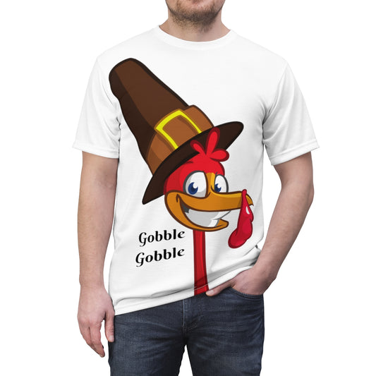 Turkey Gobbler Unisex AOP Cut & Sew Tee