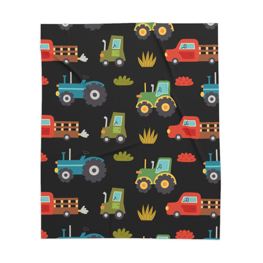 Tractor Sherpa Blanket