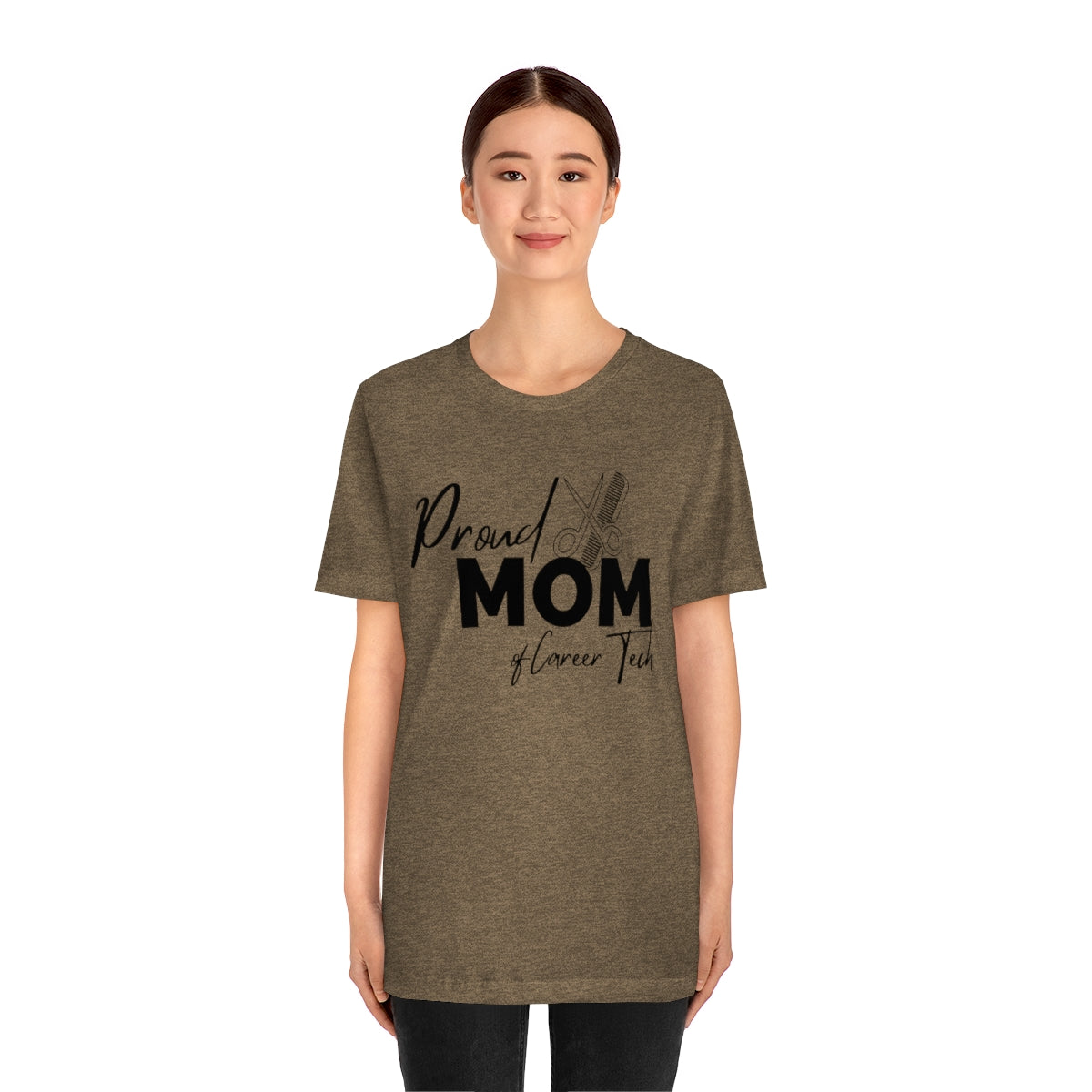 Proud Mom of Career Tech Student Unisex Jersey Short Sleeve Tee