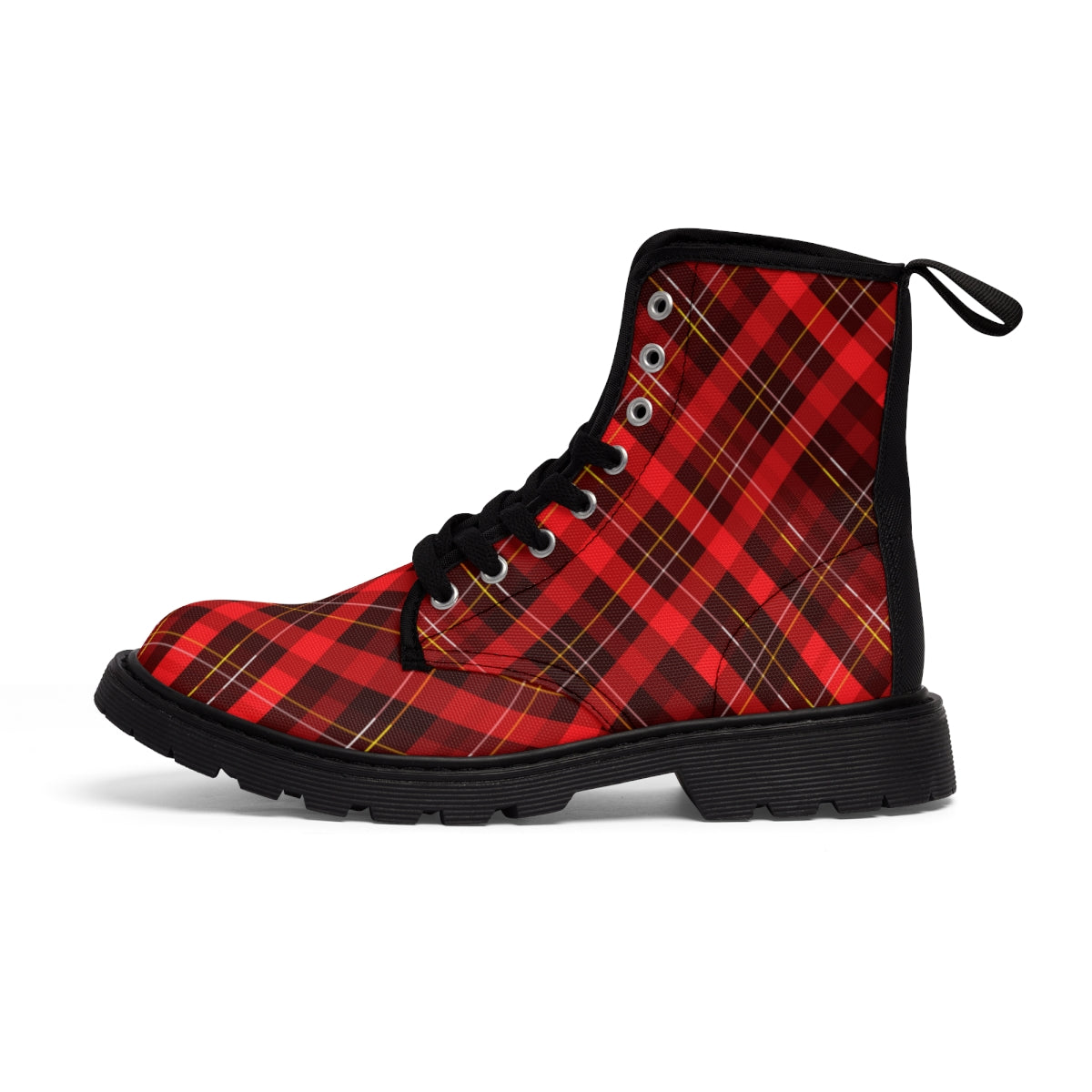 Red Women's Canvas Boots