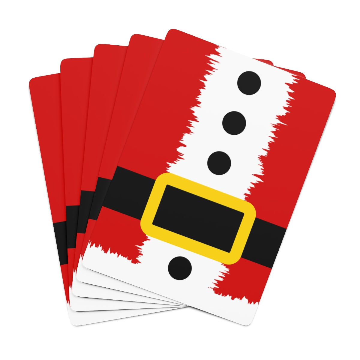 Santa Suit Custom Poker Cards