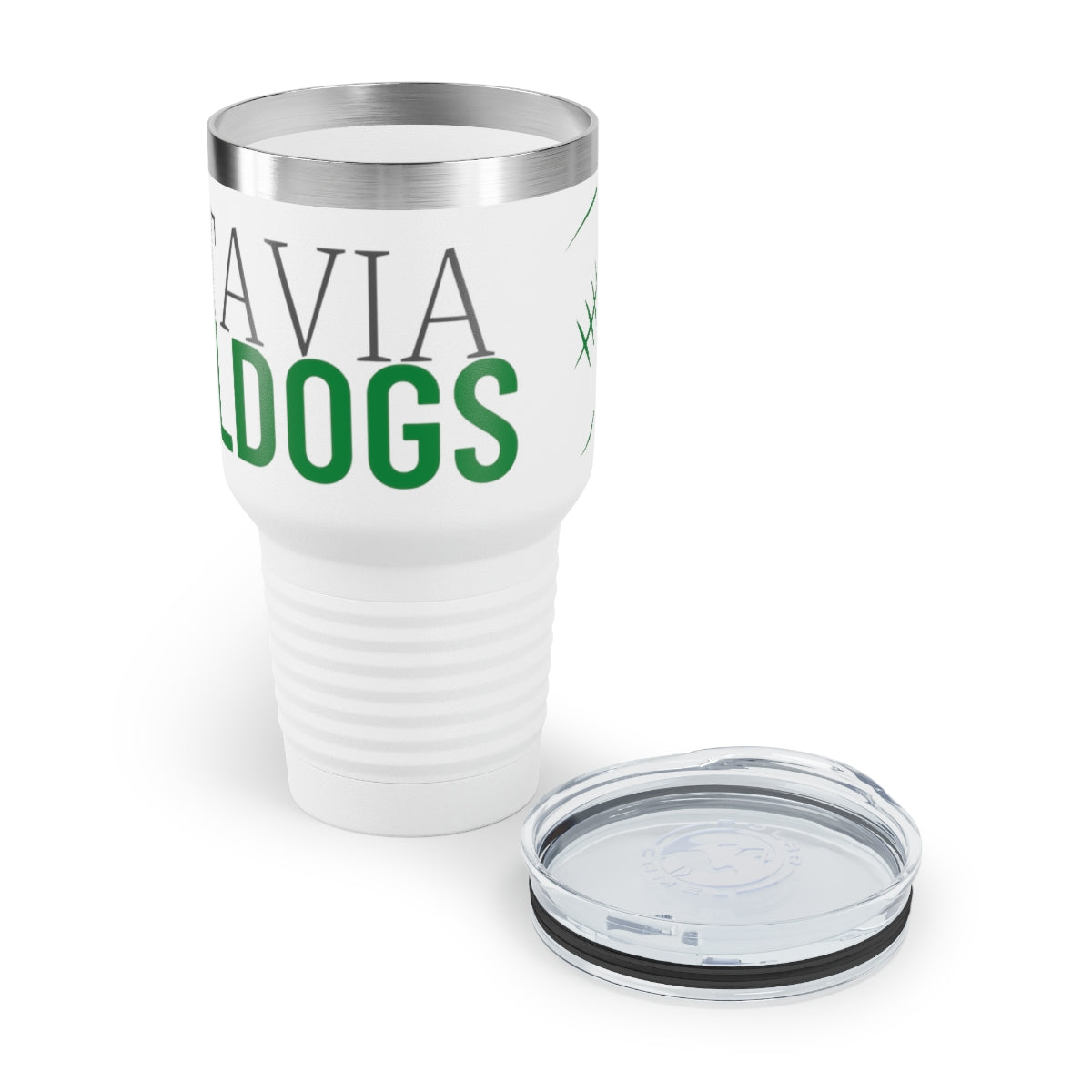 Bulldog Football Ringneck Tumbler, 30oz