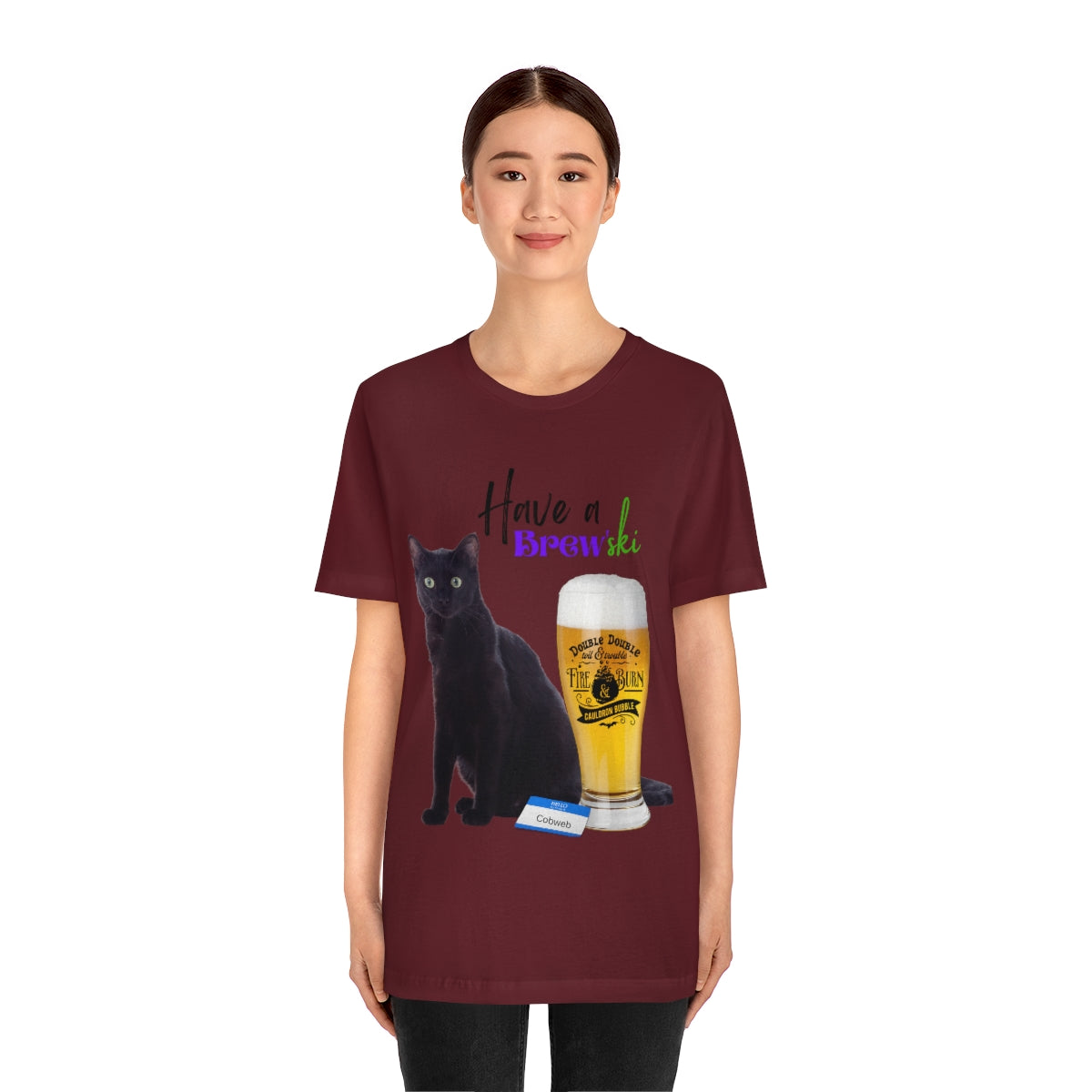 Black Cat Unisex Jersey Short Sleeve Tee