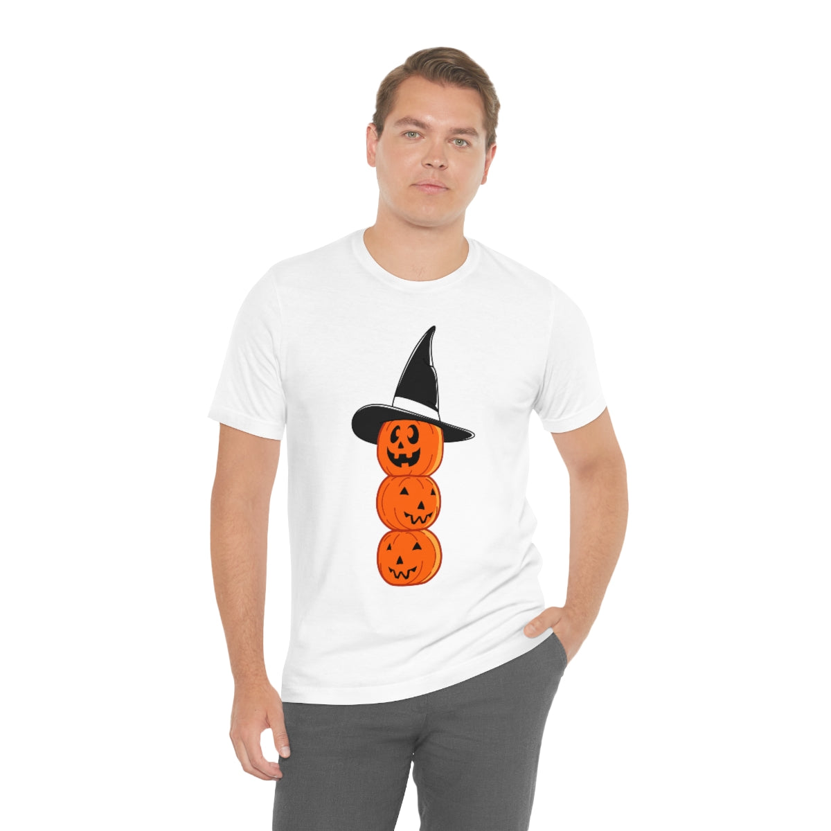 Pumpkin man Unisex Jersey Short Sleeve Tee