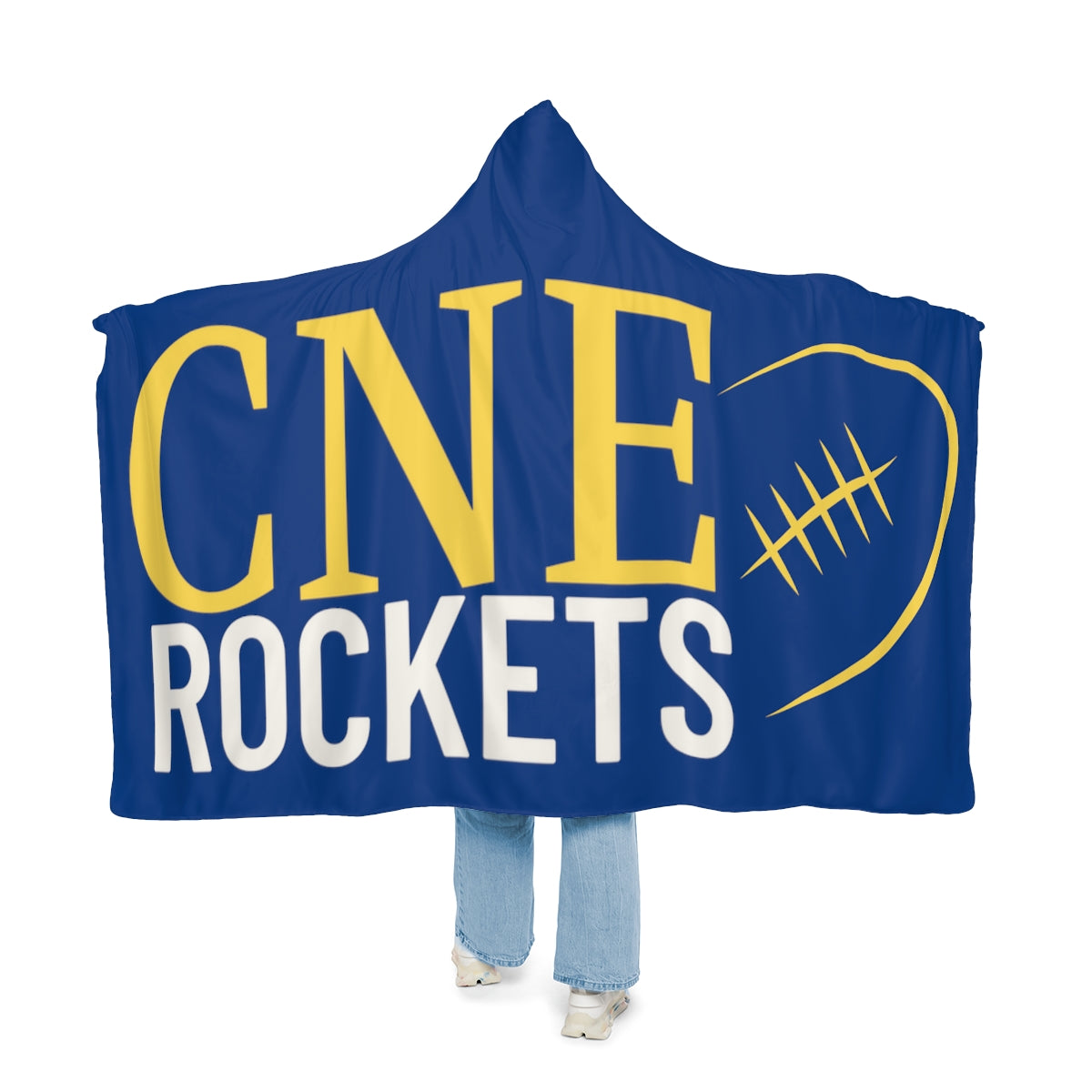 CNE ROCKETS Football Snuggle Blanket