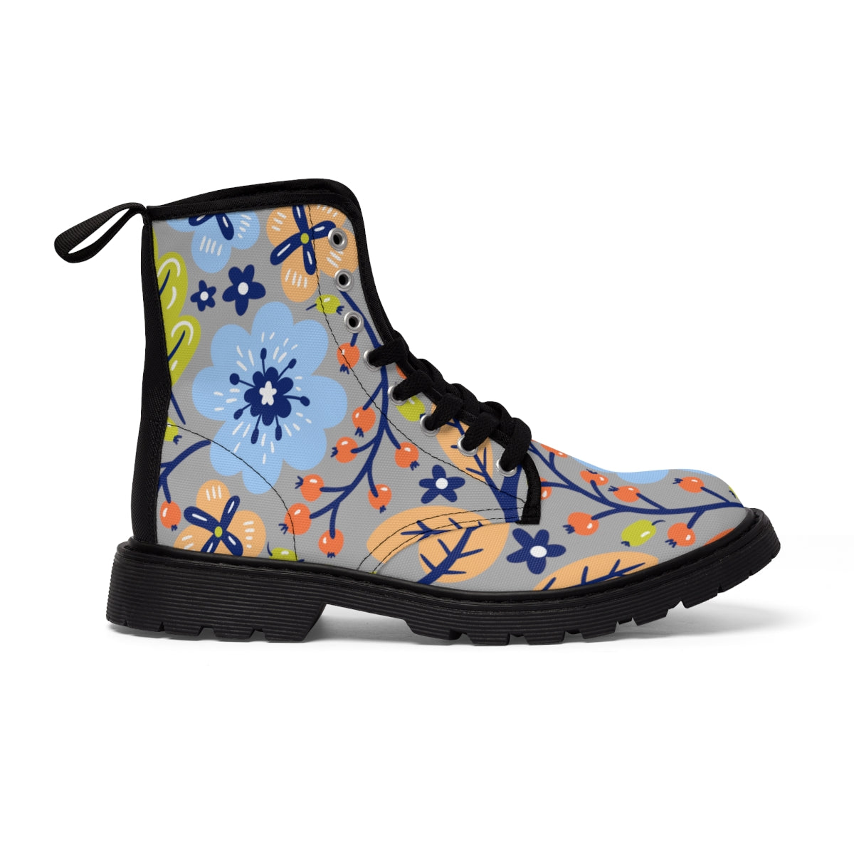 Floral Women's Canvas Boots