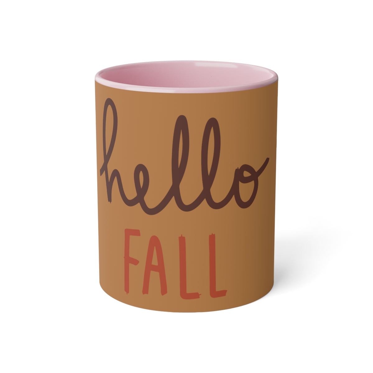 Hello Fall Matching Mug White Accent Mug, 11oz