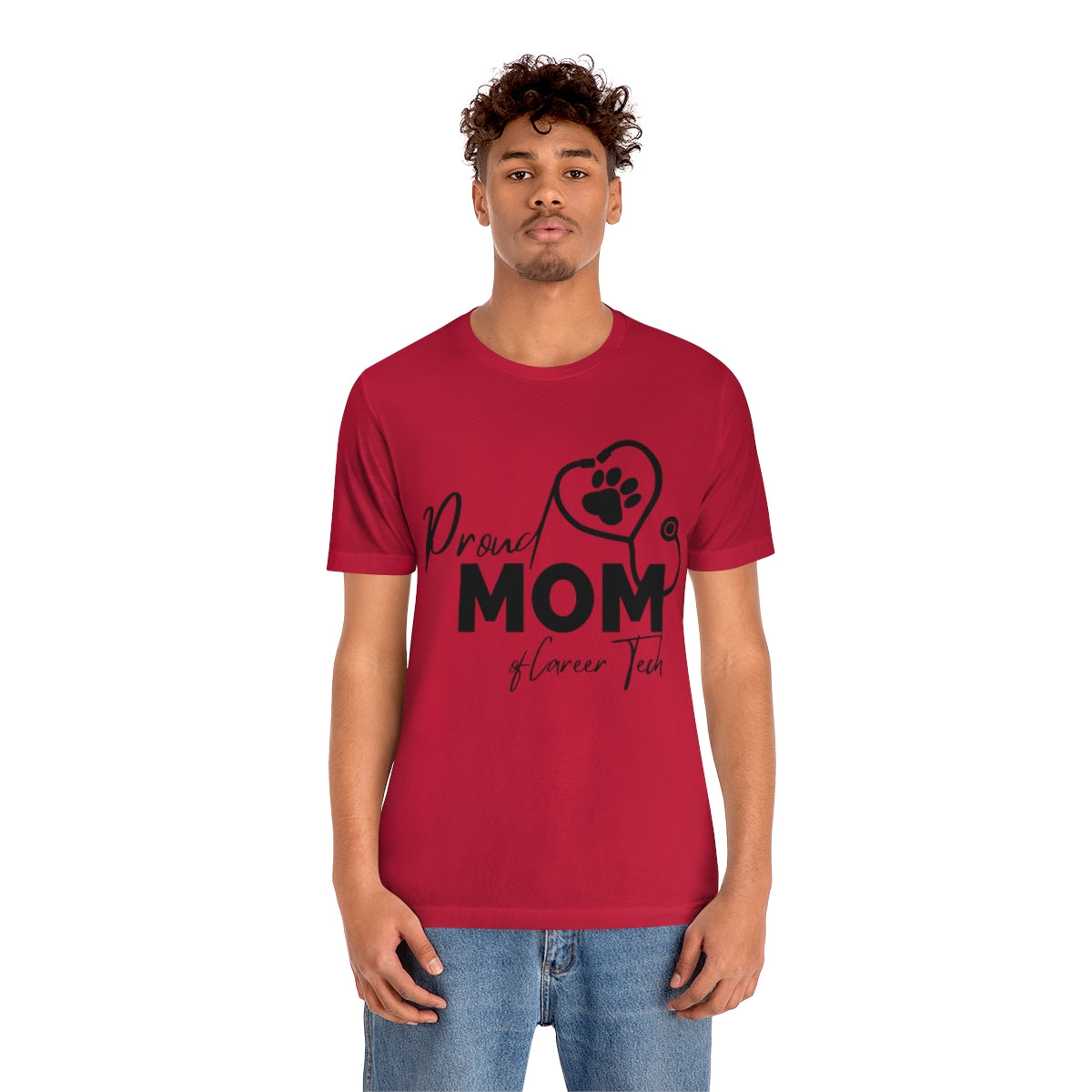 Proud Mom of Career Tech Student Unisex Jersey Short Sleeve Tee