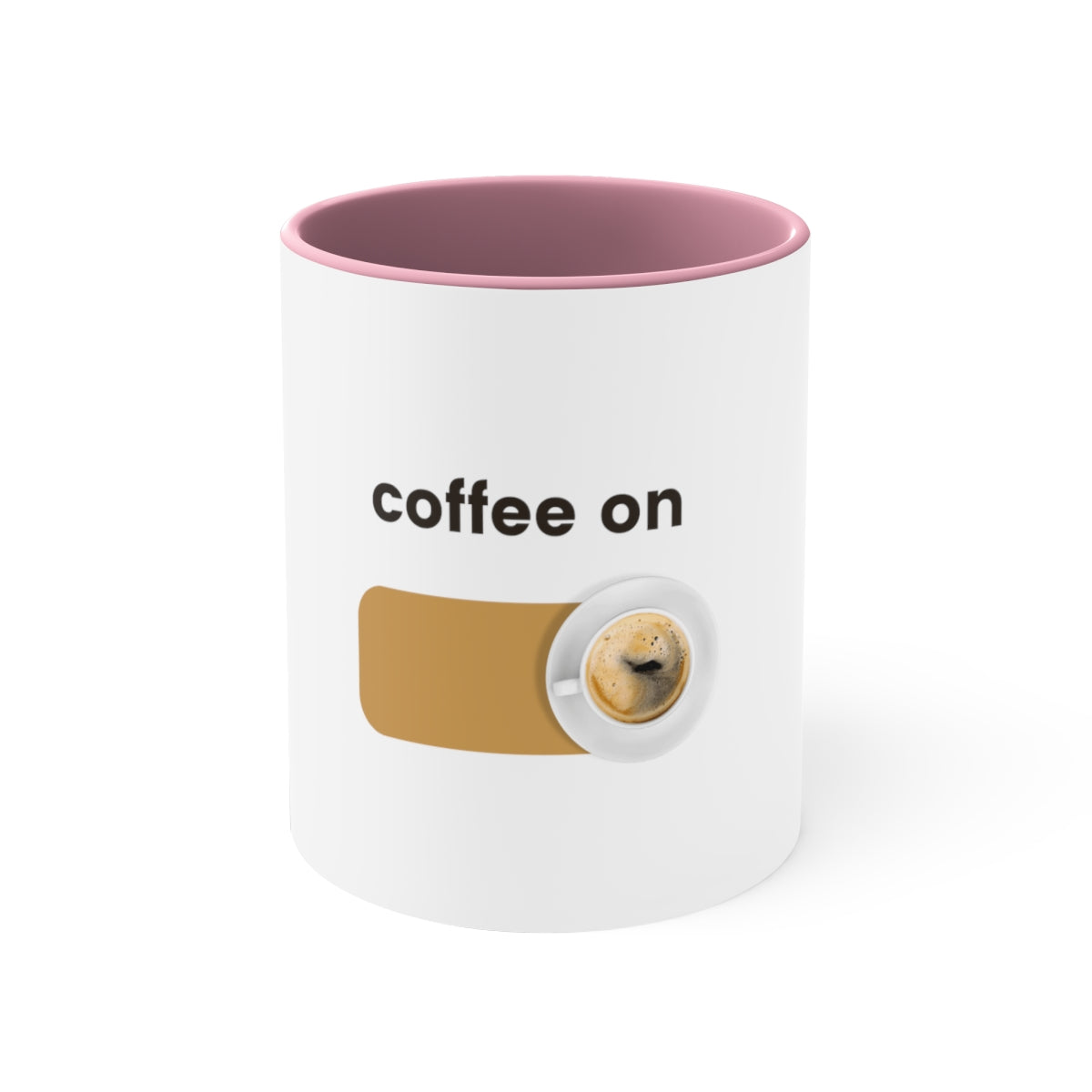 Coffee On Accent Coffee Mug, 11oz