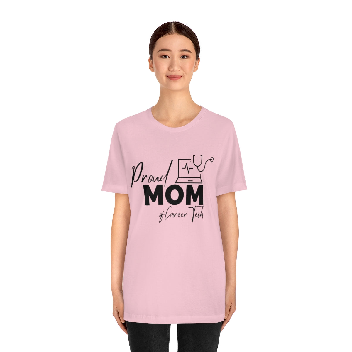 Proud Mom of Career Tech Student Unisex Jersey Short Sleeve Tee